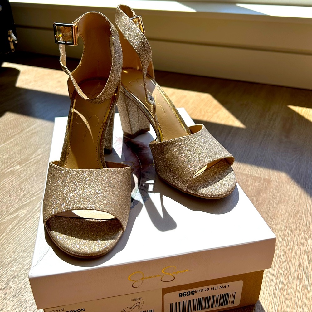 NWT - Jessica Simpson Sherron Heeled Sandal - 5